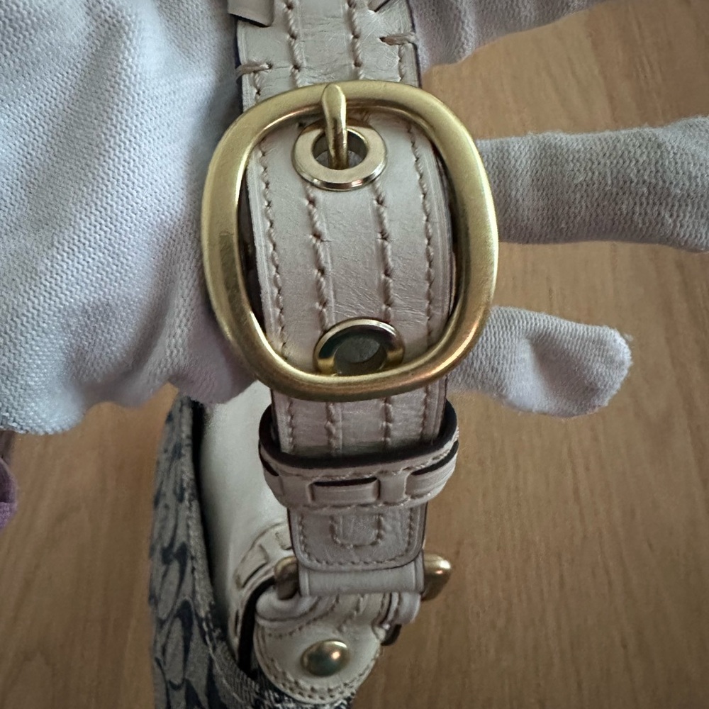 Coach Bleeker Denim Shoulder Bag - Picture 7 of 14